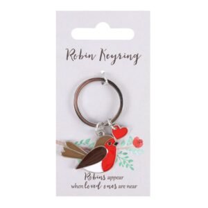 *Garden Robin Alloy Keyring (10/40)