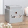Grey Family Cut Out Oil Burner and Wax Warmer