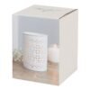 White Matte Cut Out Oil Burner