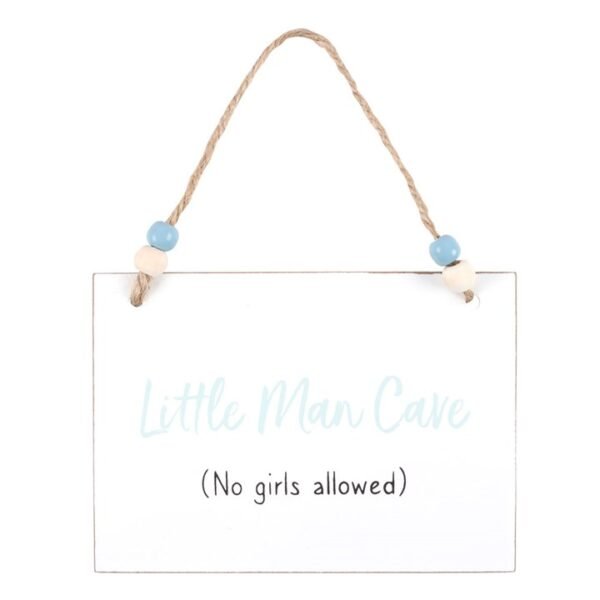 Little Man Cave Hanging Sign