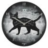 Alchemy Black Cat Spirit Board Clock