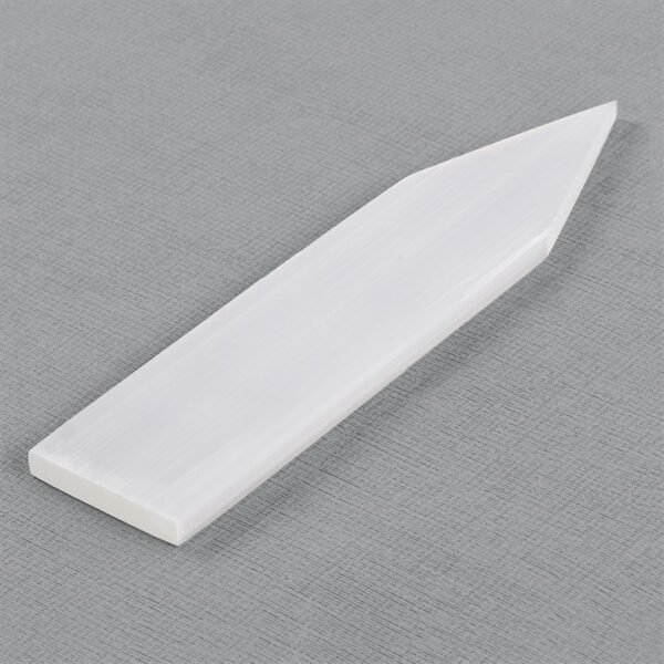 Selenite Flat Pointed Wand