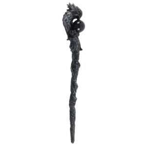 *Silver Raven Resin Wand (9/18)