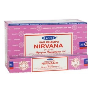 Set of 12 Packets of Nirvana Incense by Satya