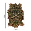 Green Man Face Plaque