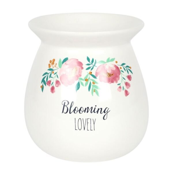 Large Blooming Lovely Wax Melt Burner Gift Set