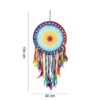 Multicolour Crochet Feather Dreamcatcher