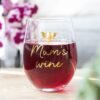 Mum's Wine Stemless Wine Glass