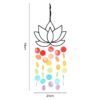 67cm Wire Lotus Hanging Decoration