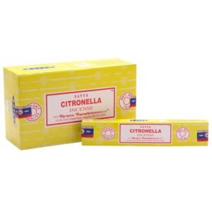 Set of 12 Citronella Incense Sticks by Satya (12/50)