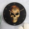 Alchemy Omega Skull Clock