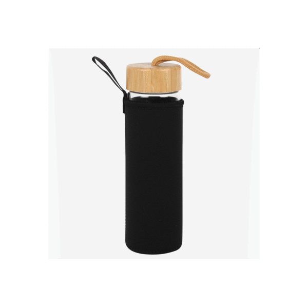 Mandala Reusable Glass Water Bottle