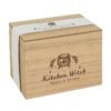 Kitchen Witch Wooden Recipe Box