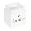 White Home Cut Out Oil Burner