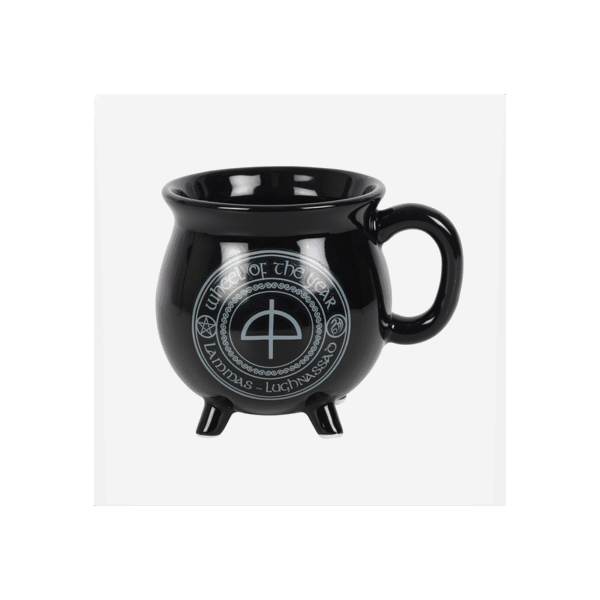 Lammas Colour Changing Cauldron Mug by Anne Stokes