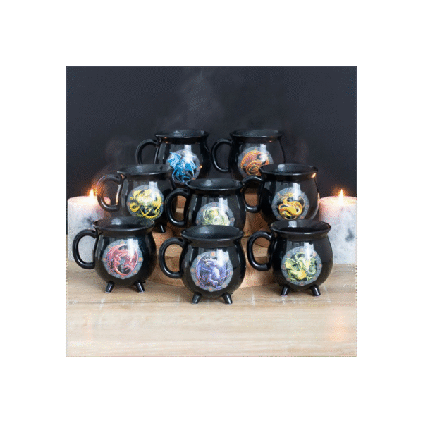 Lammas Colour Changing Cauldron Mug by Anne Stokes