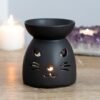 Black Cat Cut Out Oil Burner and Wax Warmer