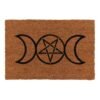 Natural Triple Moon Doormat