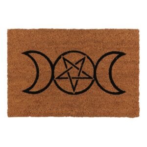 Natural Triple Moon Doormat