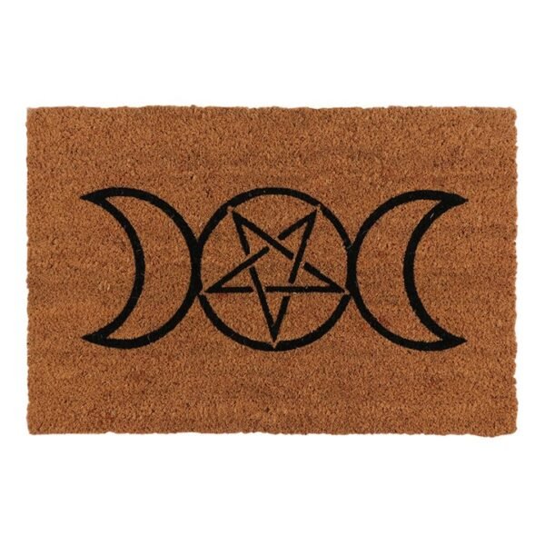 Natural Triple Moon Doormat