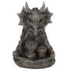 Grey Dragon Backflow Incense Burner