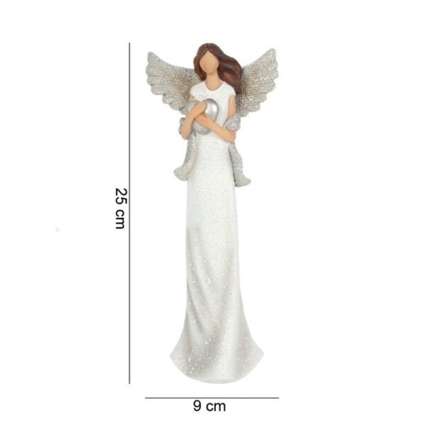 Amara Medium Glitter Angel Ornament