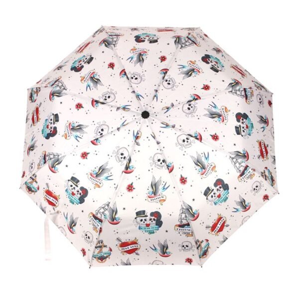 Tattoo Print Travel Umbrella