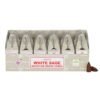 Set of 6 White Sage Backflow Dhoop Cones by Satya (6/30)