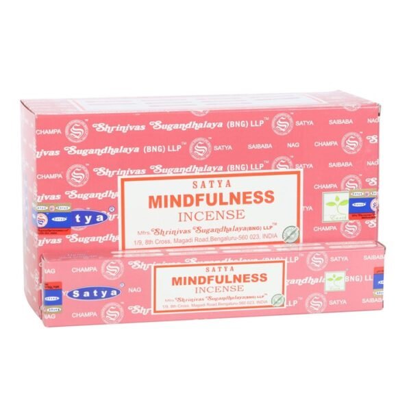 Set of 12 Mindfulness Incense Sticks by Satya (12/50)