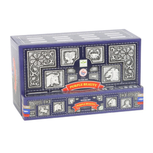 Set of 12 Satya Superhit Purple Beauty Incense 15g (12/50)