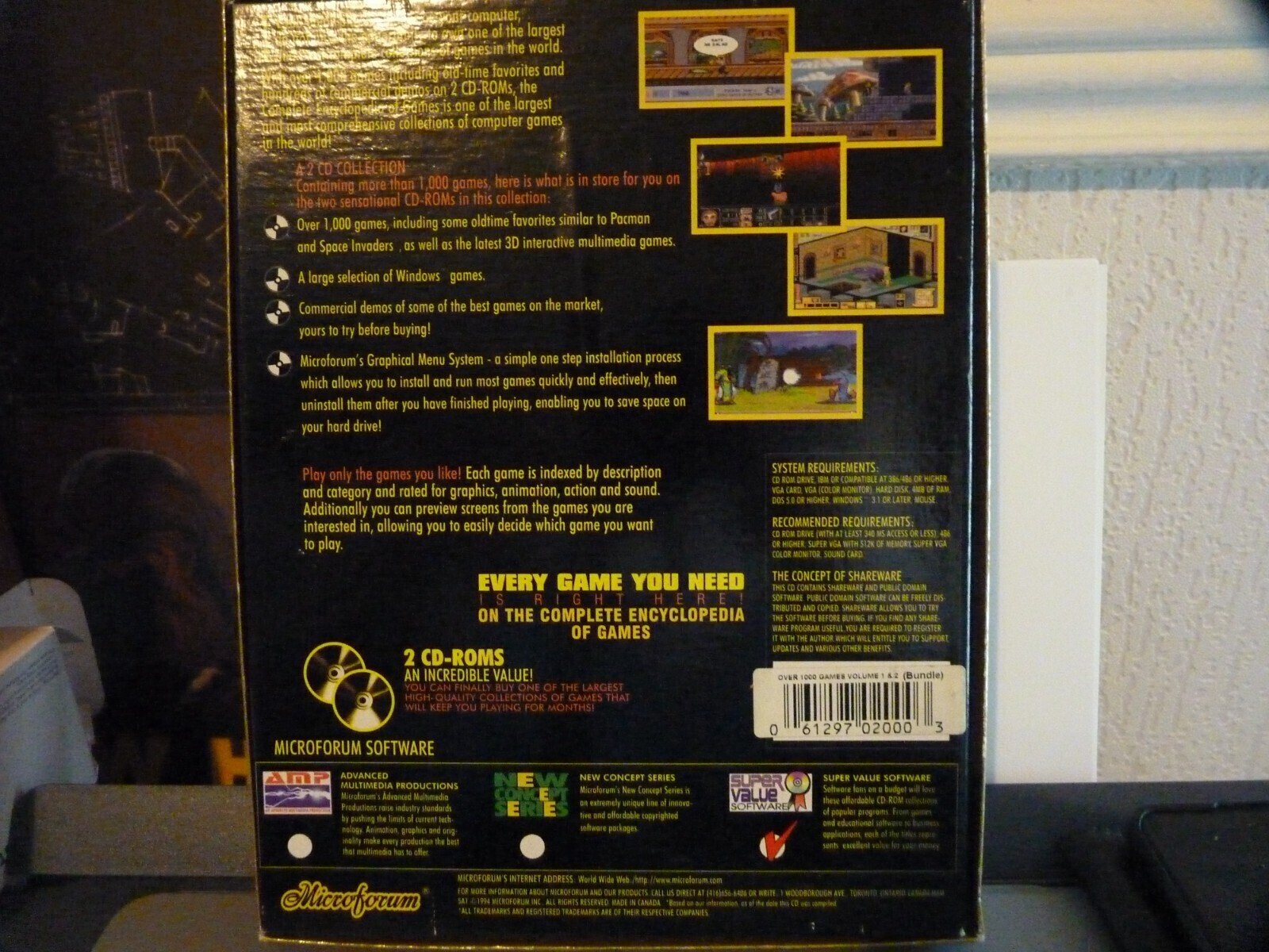 RETRO BIG BOX PC GAMES (CHOOSE FROM THE DROPDOWN MENU) Compatibility varies depending on game. - Image 30