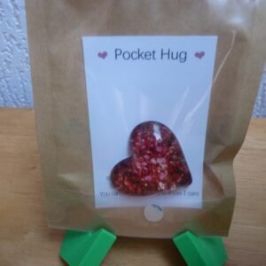 Pocket Hugs With Inspirational Message Card (Choose Your Colour)