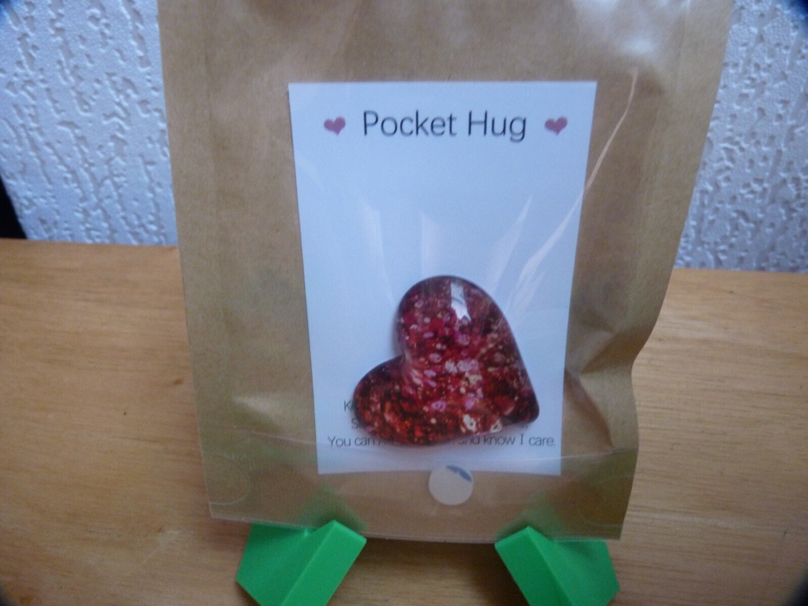 Pocket Hugs With Inspirational Message Card (Choose Your Colour) - Image 4